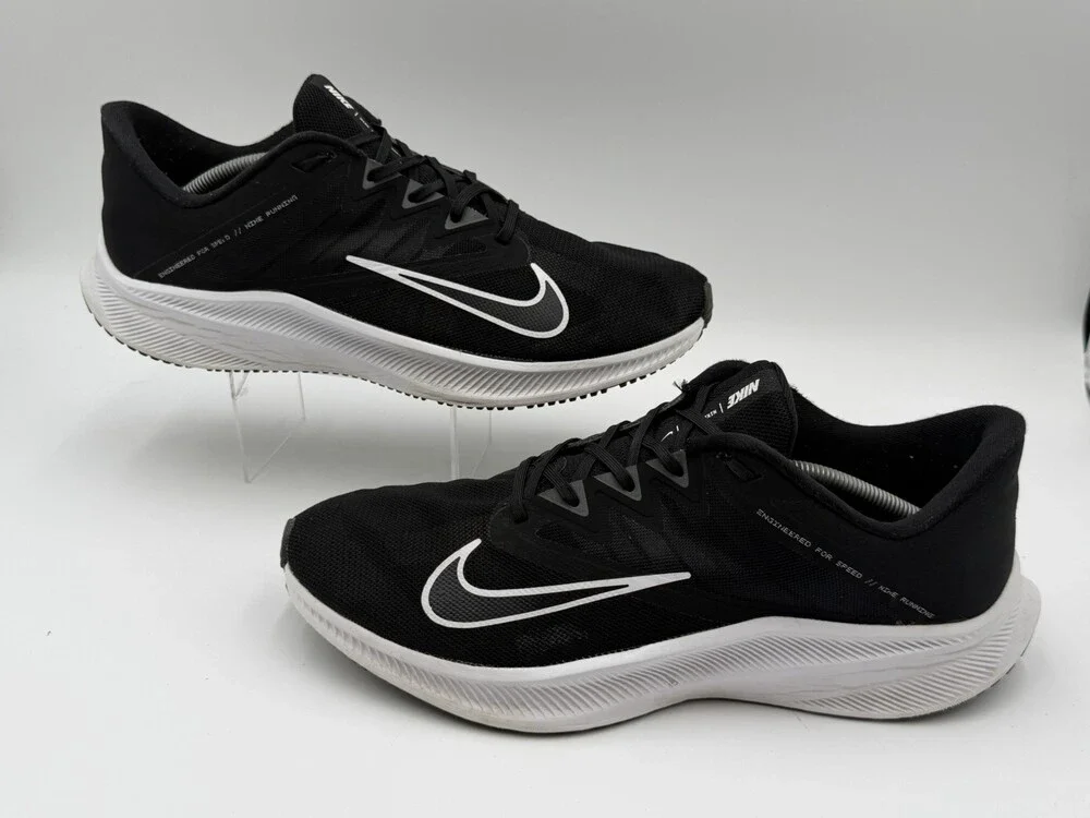 Nike Quest 3 Men’s Size 13 (Black/White) CD0230-002 Shoes